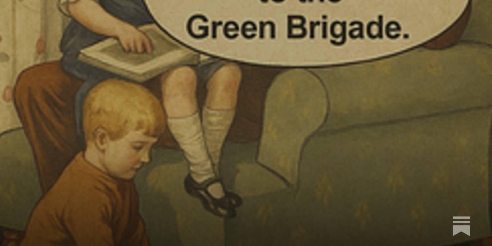 Thanks for the comedy, Green Brigade — your mission is over