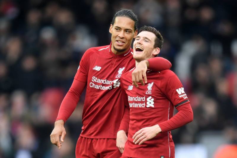 Chris Sutton says rumours of Andy Robertson leaving Liverpool for Celtic ‘are different’ to Kieran Tierney’s