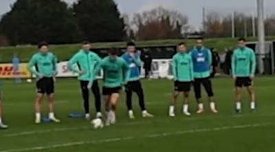 Watch as Celtic star Johnny Kenny earns fitting nickname in Ireland training