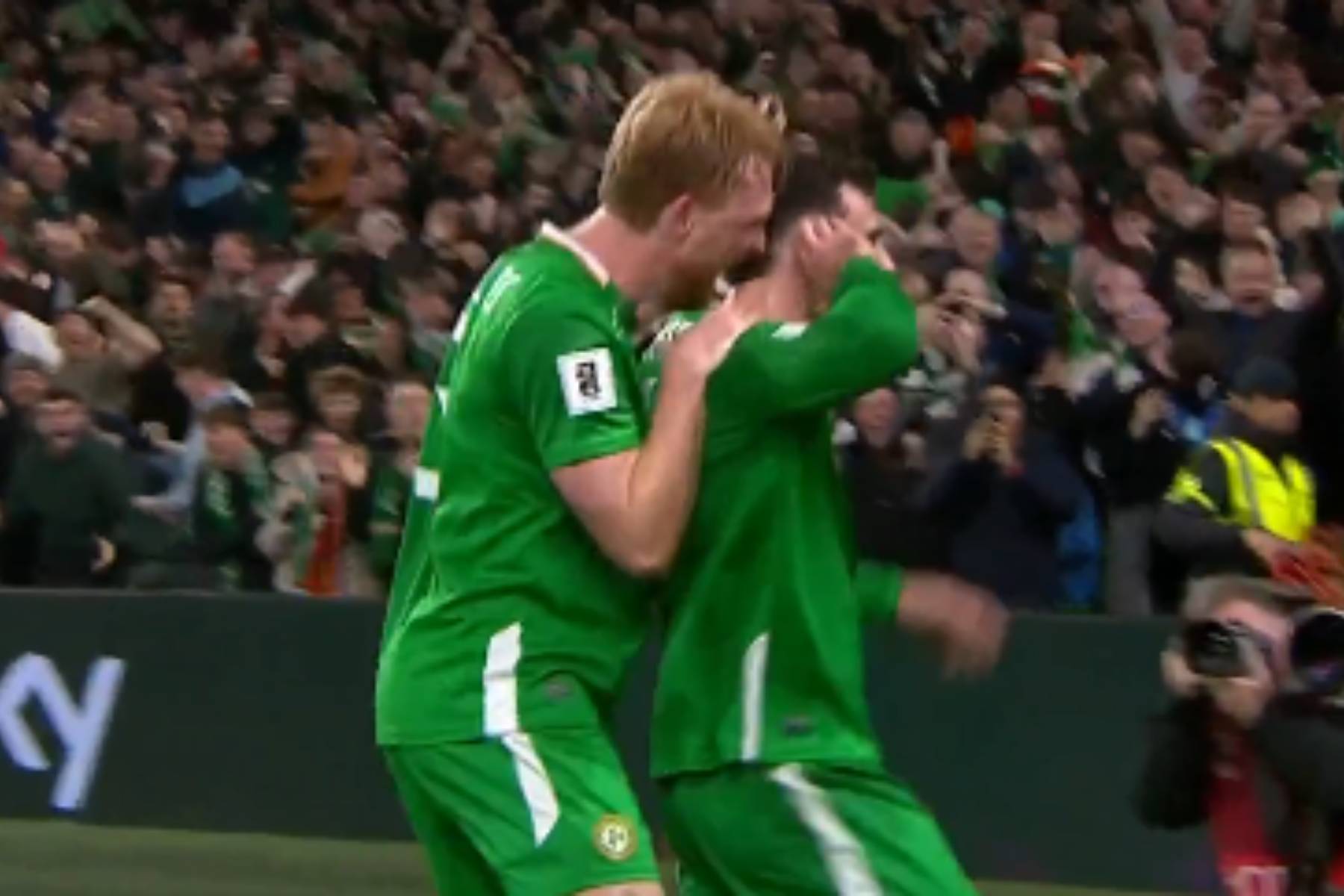 Watch Celtic star Liam Scales’ assist as Republic of Ireland lead Portugal