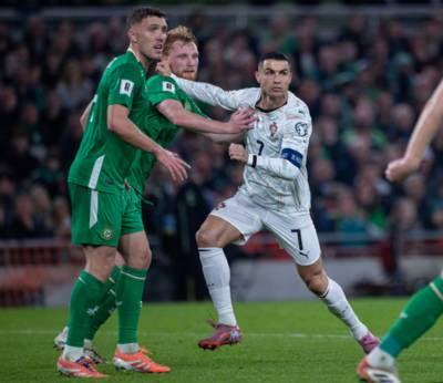 Irish media are ecstatic with Celtic’s Liam Scales as Cristiano Ronaldo sees red as Ireland beat Portugal