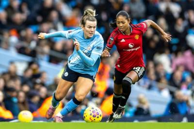 Hemp heroics as City thump United in Manchester derby Hemp heroics as City thump United in Manchester derby