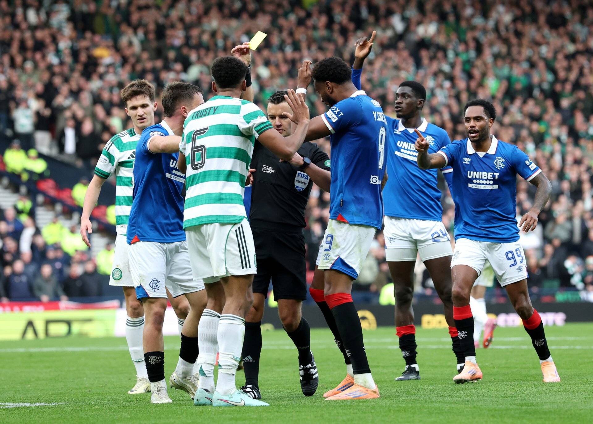 Kevin Thelwell on what Rangers want after ‘strong conversations’ with the SFA about Celtic’s Auston Trusty