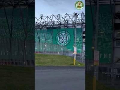 New Celtic park Stadium banner /Walk Around New Celtic park Stadium banner /Walk Around