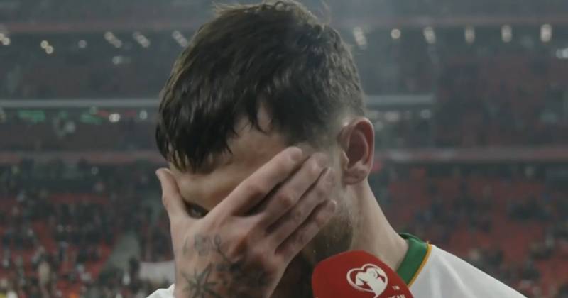 Troy Parrott cries Ireland tears of joy as hattrick hero breaks down in scenes of astonishing emotion