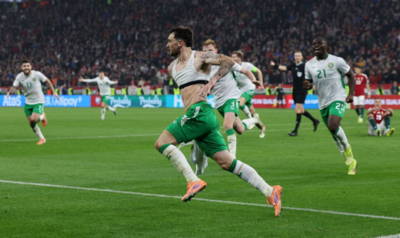 Watch: Liam Scales’ Stoppage-Time Magic Sends Ireland to World Cup Play-Off Watch: Liam Scales’ Stoppage-Time Magic Sends Ireland to World Cup Play-Off