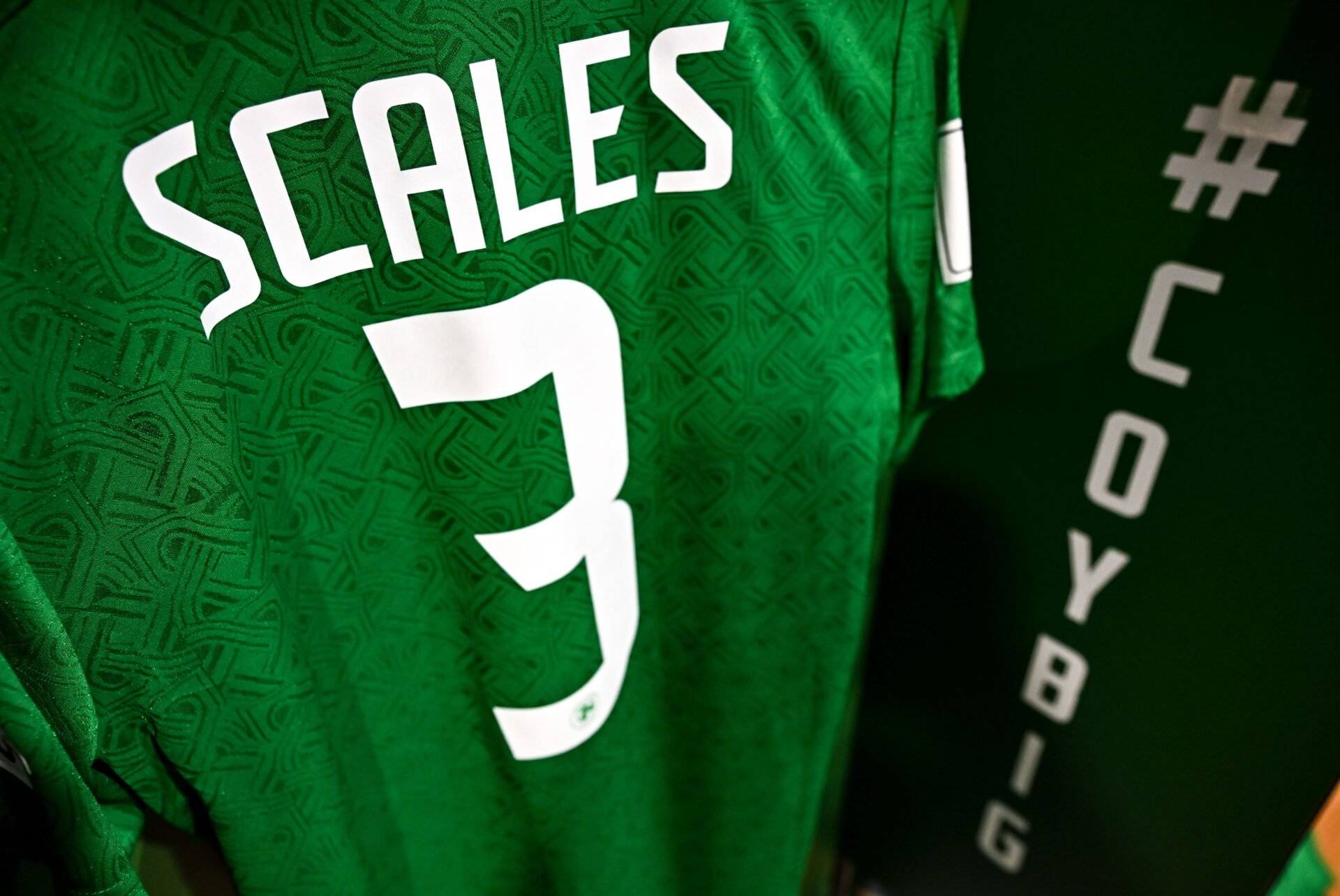 What Ray Houghton said about Celtic’s Liam Scales live from the stadium after Ireland’s win v Hungary