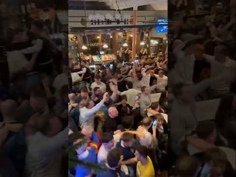 Pub Goes MENTAL For Scotland World Cup Qualification #Scotland #denmark #tartanarmy #worldcup