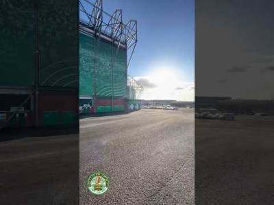 Now Completed Celtic park exterior Legends Banners