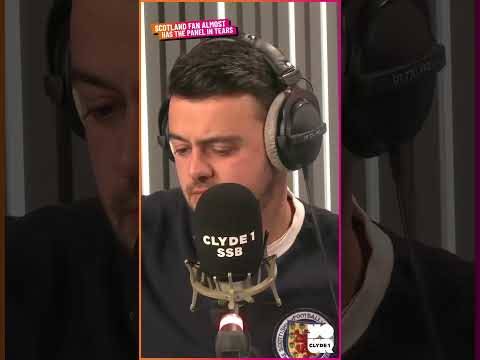 Scotland fan almost has panel in tears with emotional story Scotland fan almost has panel in tears with emotional story