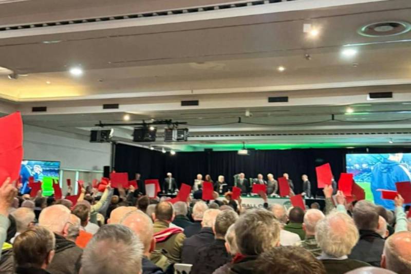 Celtic abandon AGM after major protest by shareholders