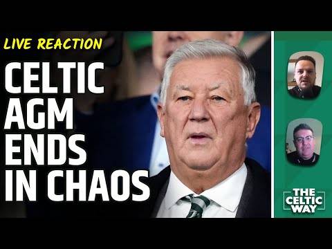 Celtic’s AGM ends in chaos as shareholders protest | Ross Desmond’s statement | What next?
