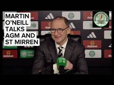 Martin O’Neill really disappointed with AGM outcome