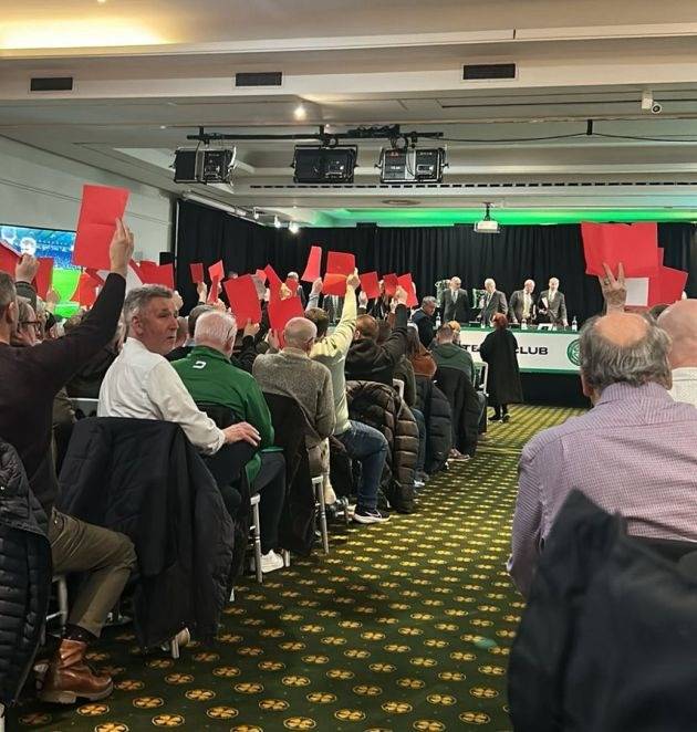 Mayhem at Celtic AGM adjourned due to shareholder anger