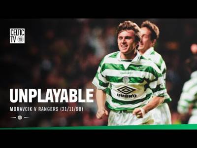 Unplayable: Lubomir Moravcik v Rangers (21/11/98) | The Birth of a Celtic Icon ✨