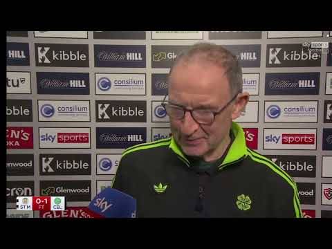Brilliant Martin O’Neill Post Match Reaction To St Mirren 0-1 Celtic