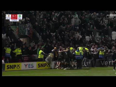 Callum McGregor 94th Minute Winner & Full Time Scenes | St Mirren 0-1 Celtic