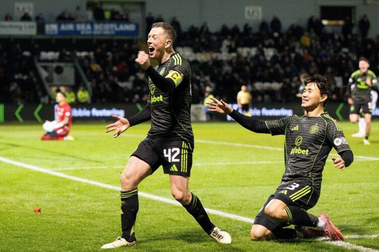 Callum McGregor hits late winner as Celtic cut gap on Hearts
