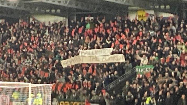 Celtic fans launch latest anti board protest as raging punters show Parkhead chiefs the red card Celtic fans launch latest anti board protest as raging punters show Parkhead chiefs the red card