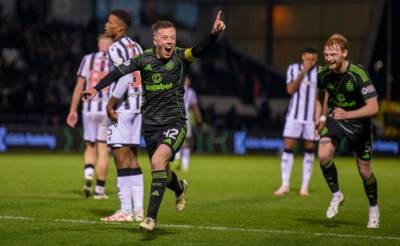 Celtic captain Callum McGregor once again leading the way