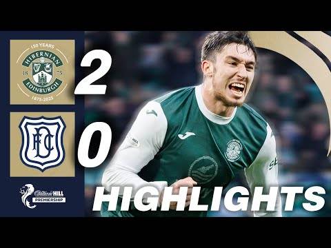 Hibernian 2-0 Dundee | HIGHLIGHTS | William Hill Premiership