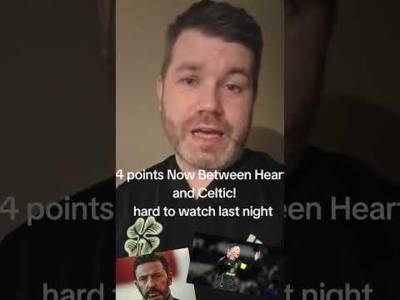 ONLY 4 POINTS IN IT NOW HAS HEARTS HONEYMOON SPELL ENDED? #celticfc