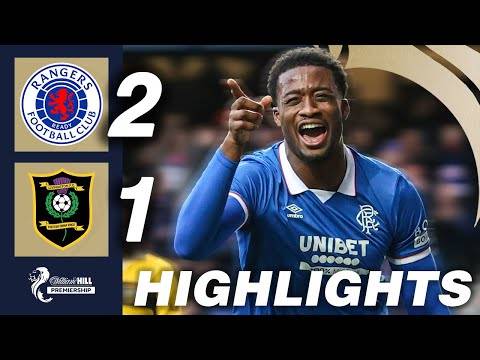 Rangers 2-1 Livingston | HIGHLIGHTS | William Hill Premiership