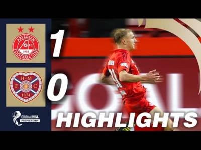 Aberdeen 1 – 0 Heart of Midlothian | HIGHLIGHTS | William Hill Premiership