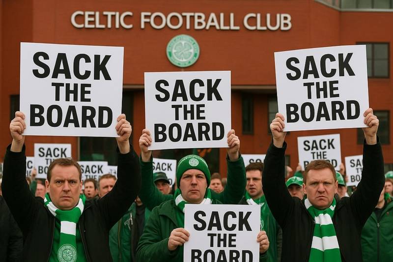 Celtic Fans: Sack the Board! Rangers: Ok Then...
