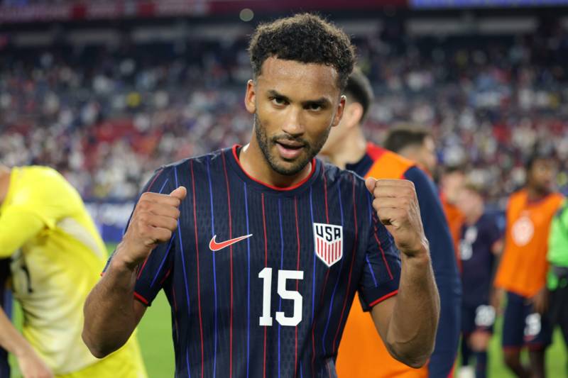 What is being said in America about Celtic star Auston Trusty’s chances of going to 2026 World Cup