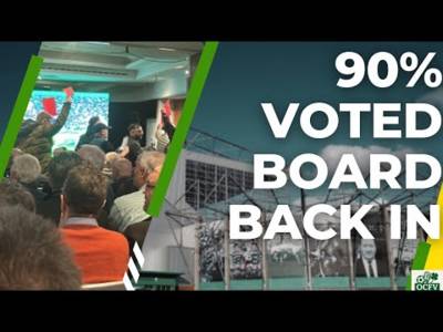 Celtic BOARD Voted BACK IN