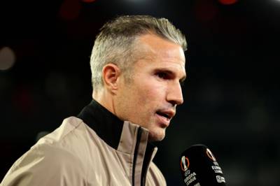 Celtic hero says Robin van Persie is under pressure as two of his former sides meet