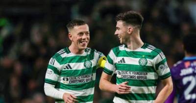 Kieran Tierney sees Scotland strike relegated by Callum McGregor as Celtic skipper sends message to Parkhead pal