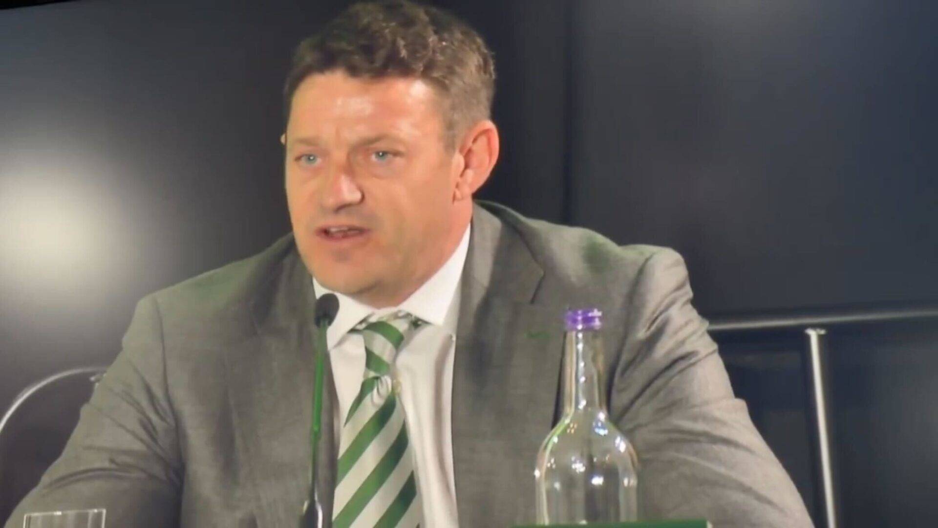 What Chris Sutton was ‘stupidly thinking’ about the AGM before Ross Desmond’s attack on Celtic fans