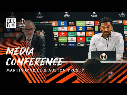 Full Media Conference | Martin O’Neill and Auston Trusty speak ahead of our clash with Feyenoord.