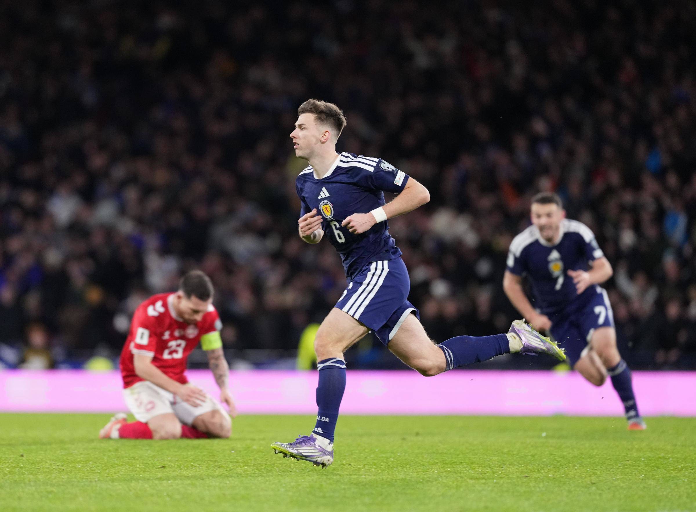How Celtic teammate reacted to Kieran Tierney’s Scotland wonder goal