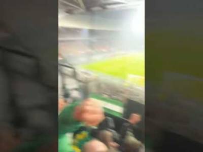 Celtic fans in Feyenoord đ€Łđ Celtic fans in Feyenoord đ€Łđ