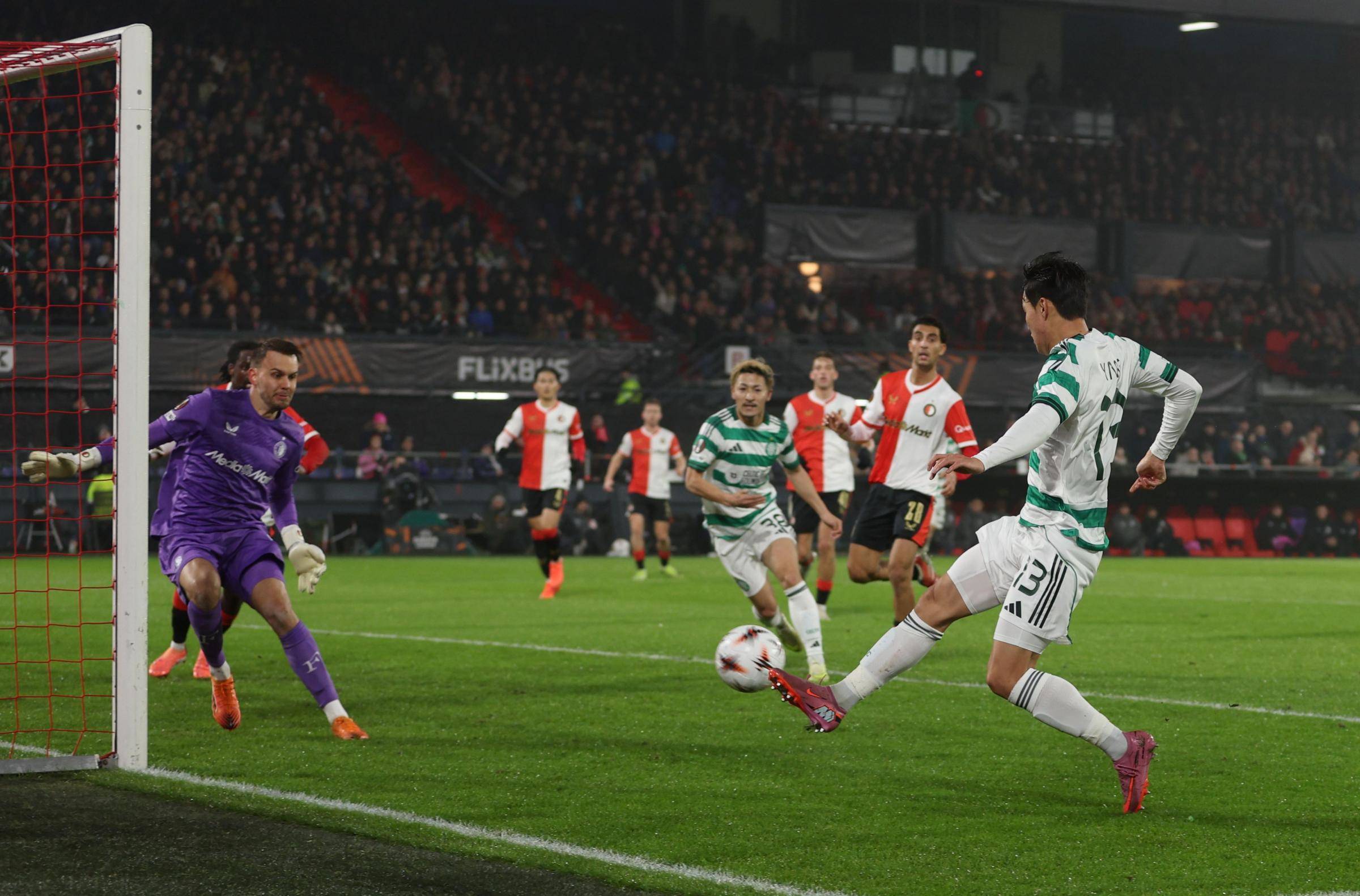 Feyenoord 1 Celtic 3: O’Neill at it again as Celtic bring the fireworks at last