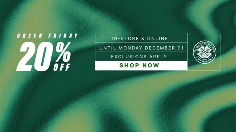 Green Friday: shop 20% off now!