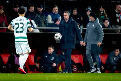 Gutted Robin van Persie’s classy verdict after watching Celtic teach Feyenoord a Europa League lesson