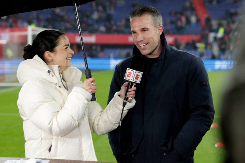 Robin van Persie pays tribute to Celtic and Feyenoord icon before Europa League clash