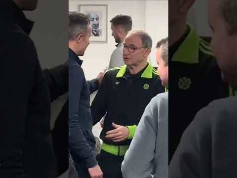 CLASS Robin Van Persie Congratulates Martin O’Neill #celticfc #celtic #feyenoord #feyenoordrotterdam