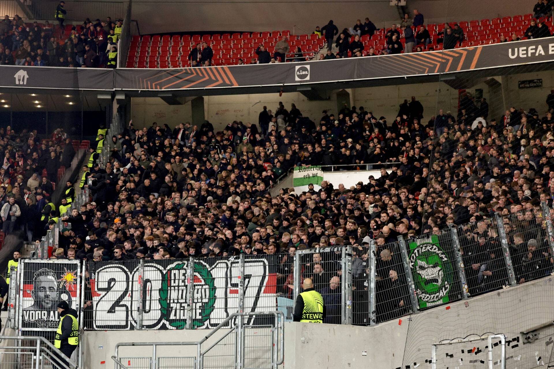 Feyenoord fans send Robin van Persie a furious message after watching Celtic’s Europa League thumping