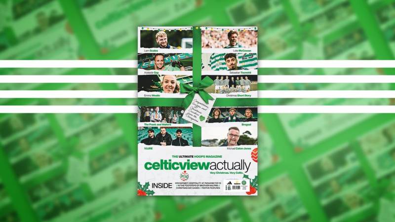 Latest issue of the Celtic View actually is a Christmas cracker!