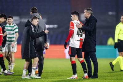 Watch Robin van Persie’s wholesome tunnel chat with Martin O’Neill after Feyenoord vs Celtic