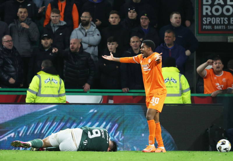 Another Ibrox player runs his mouth off. These Peepul never learn.