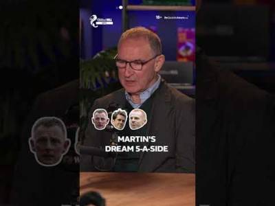 Martin O’Neill’s five-a-side DREAM team