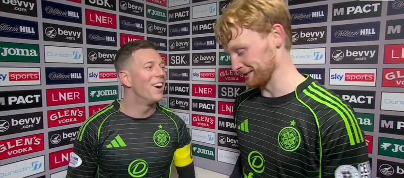 Hilarious Sky Sports Mix-Up Leaves Callum McGregor and Liam Scales in Stitches