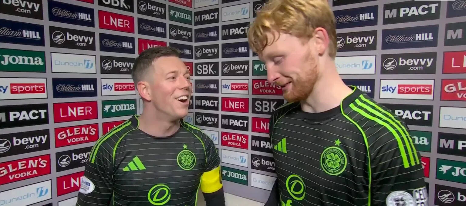 Hilarious Sky Sports Mix-Up Leaves Callum McGregor and Liam Scales in Stitches