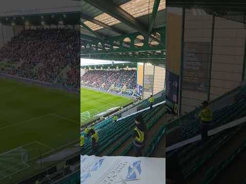 HIBS PATHETIC HOME SUPPORT EMPTY SEATS EVERYWHERE #celticfc #celtic #hibs #hibernianfc #spfl